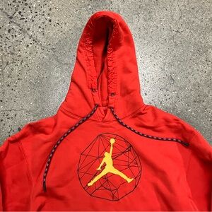 Nike Air Jordan Essentials Mountain Side Graphic Hoodie Large